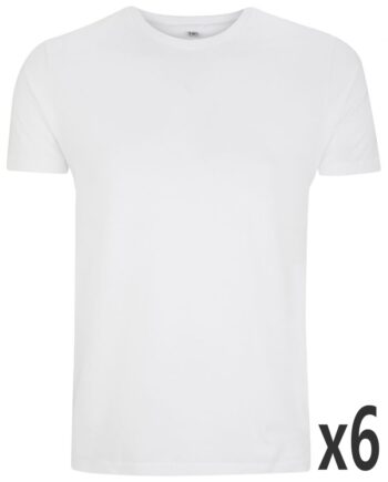 Plain White T-Shirt (6-Pack)